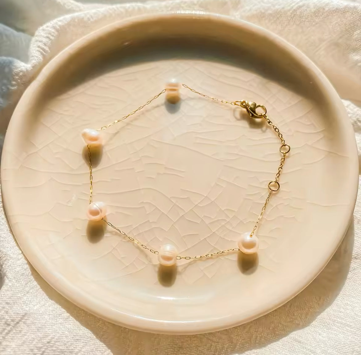 Mini freshwater pearl bracelet