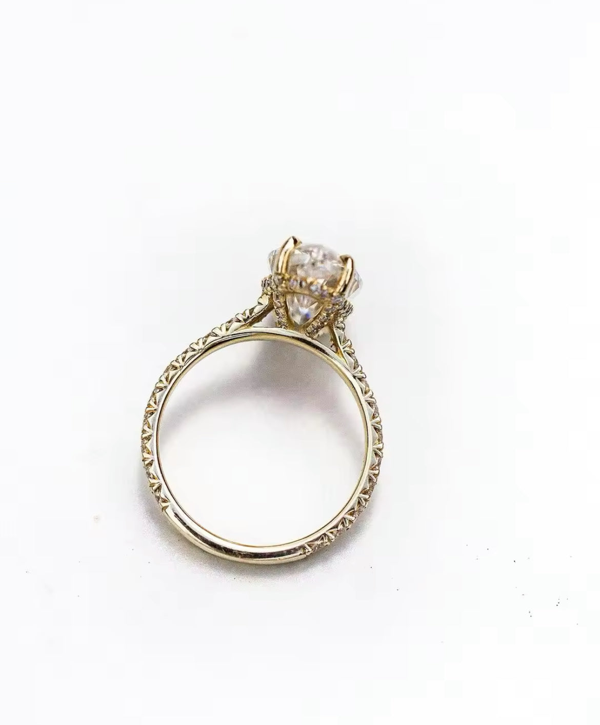 7 carat Marquise Moissanite Ring