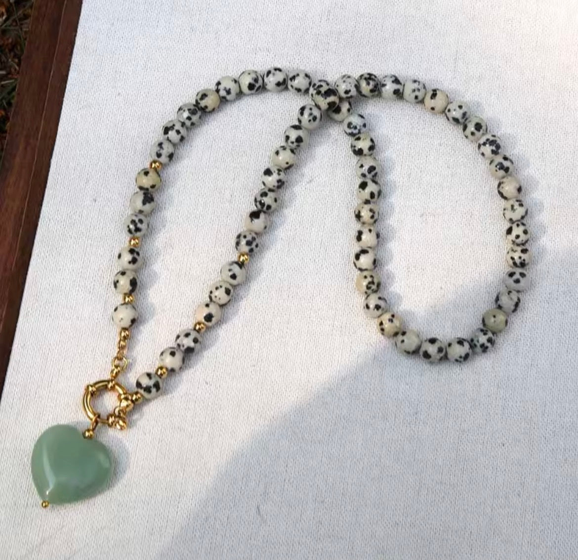 Dalmatian Jasper necklace