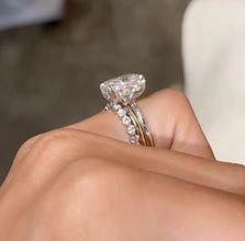 5.35ct Cushion Cut Moissanite Ring