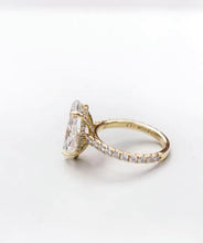 7 carat Marquise Moissanite Ring