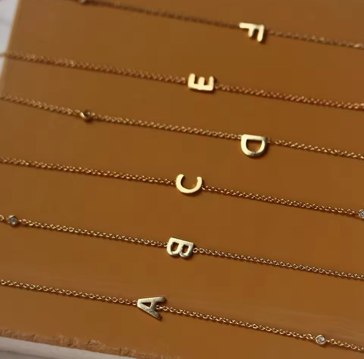 Custom letter necklace