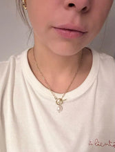 Pearl toggle necklace