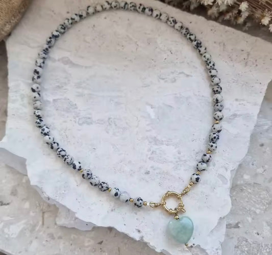 Dalmatian Jasper necklace