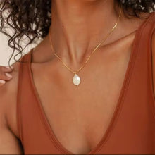 Baroque pearl necklace