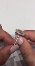 4.5 carat oval Moissanite Ring