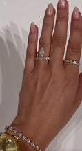 2 Carat Marquise wrap Moissanite Ring
